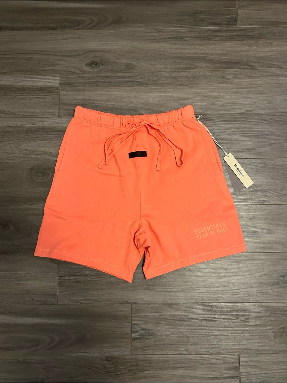 Essentials Fear of God Coral Shorts Brand New